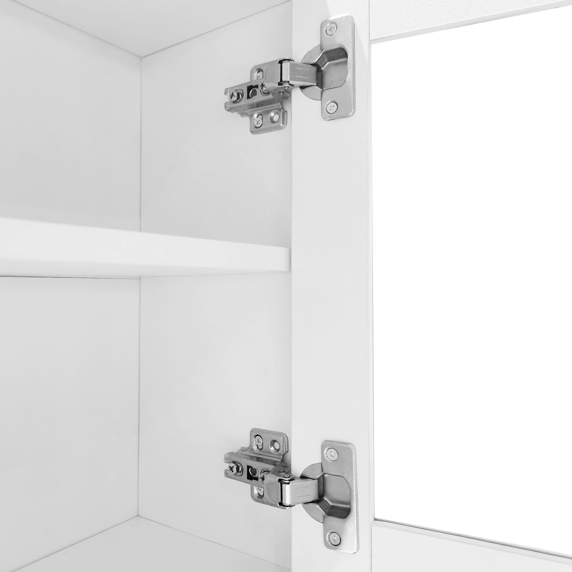 Contemporary Shoe Cabinet With Open Storage Platform, Tempered Glass Hall Tree With 3 Flip Drawers, Versatile Tall Cabinet With 4 Hanging Hooks For Hallway, White 3 4 Drawers White Primary Living Space Adjustable Shelves Particle Board