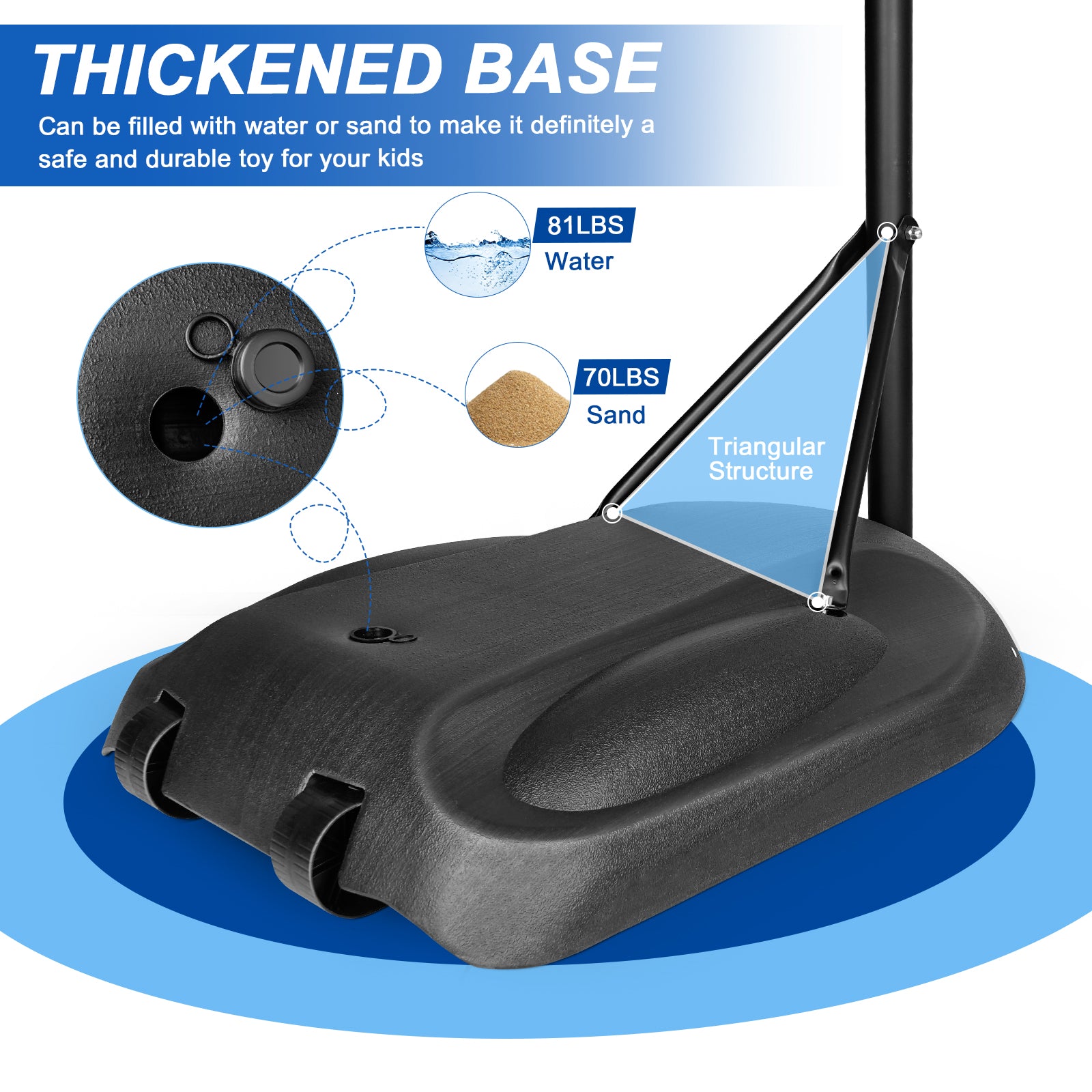 Portable Basketball Hoop Adjustable 7.5Ft 9.2Ft With 32 Inch Backboard For Youth Adults Indoor Outdoor Basketball Goal White Black White Iron