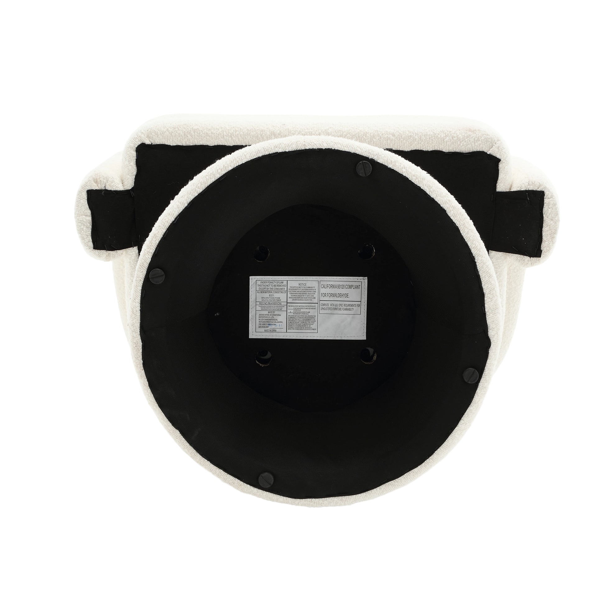 Coolmore 360 Degree Swivel Cuddle Barrel Accent Chairs, Round Armchairs With Wide Upholstered, Fluffy Fabric Chair For Living Room, Bedroom, Office, Waiting Rooms Beige Boucle Beige Foam Boucle