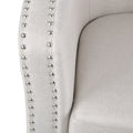 Swivel Chair Wheat Fabric