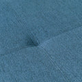 Carlsbad Storage Ottoman Navy Blue Fabric