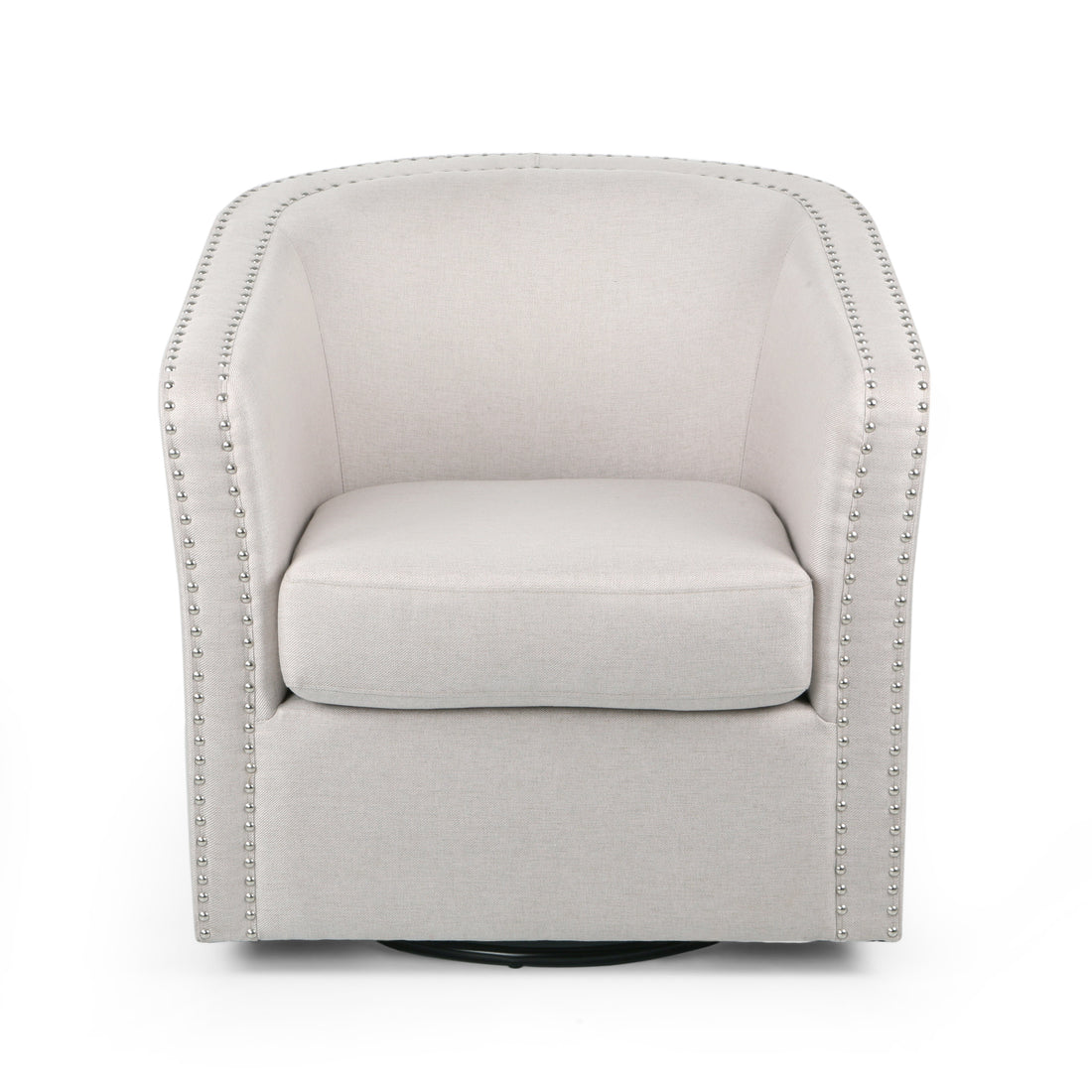 Swivel Chair Wheat Fabric