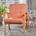 Club Chair Orange Fabric