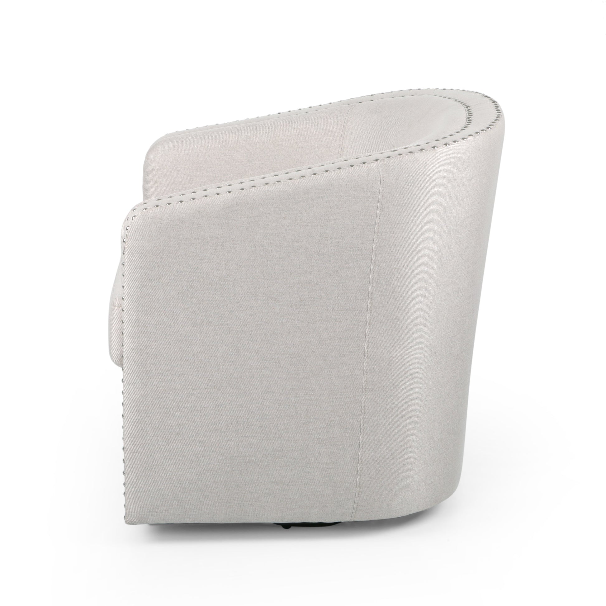 Swivel Chair Wheat Fabric