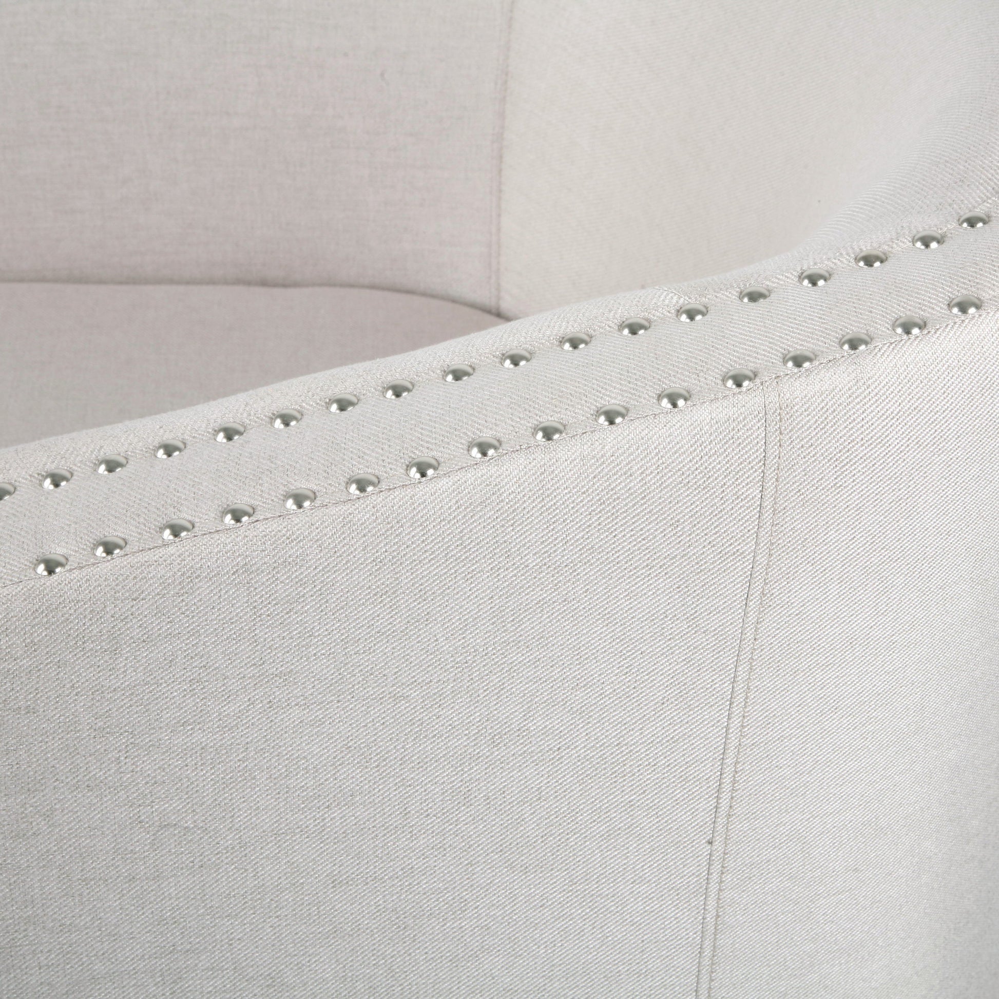 Swivel Chair Wheat Fabric