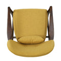 Club Chair Mustard Fabric