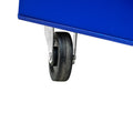 Detachable 5 Drawer Tool Chest With Bottom Cabinet And One Adjustable Shelf Blue Blue Metal