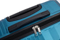 3 Piece Luggage Sets Pc Abs Lightweight Suitcase With Two Hooks, Spinner Wheels, 20 24 28 Dark Blue Dark Blue Abs Pc
