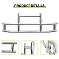 Front Bumper Deer Guard For International Prostar 2008 2016 With Brackets G04018 Silver Stainless Steel