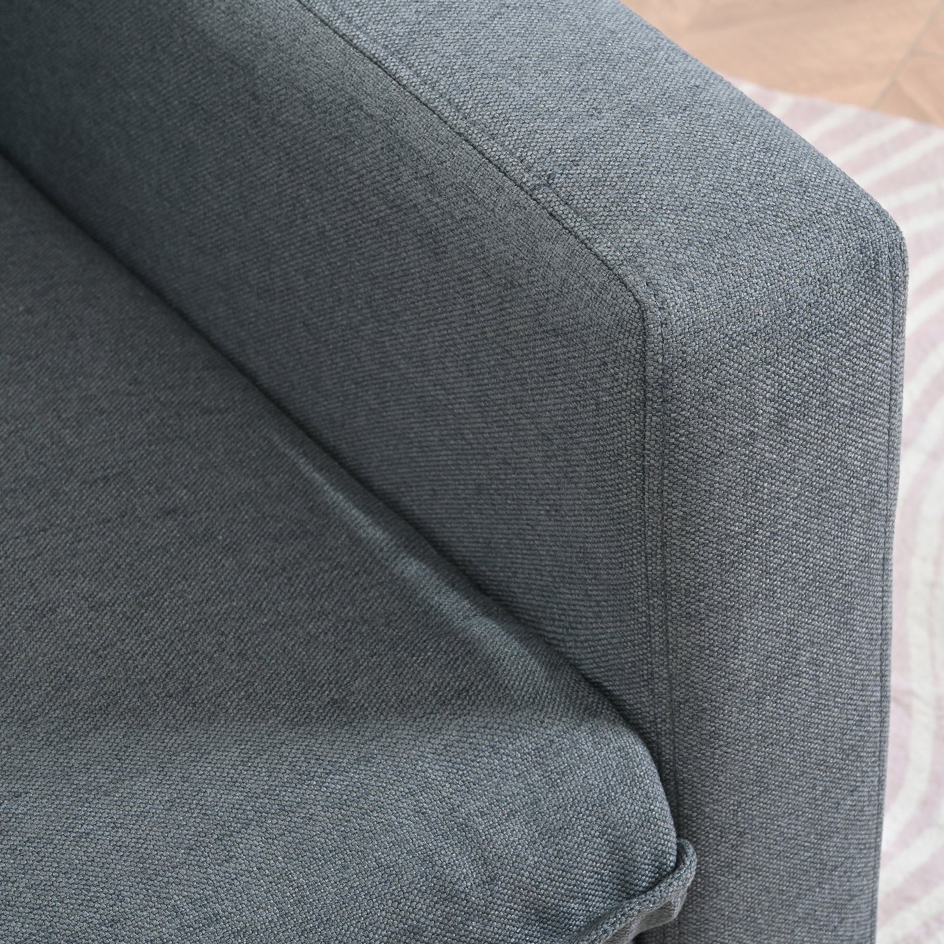 Recliner Chairs For Adults, Adjustable Recliner Sofa With Mobile Phone Holder & Cup Holder, Modern Reclining Chairs Fabric Push Back Recliner Chairs For Living Room, Bedroom, Gray Grey Foam Polyester