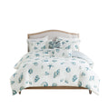 2 Piece Duvet Cover Set Blue Cotton