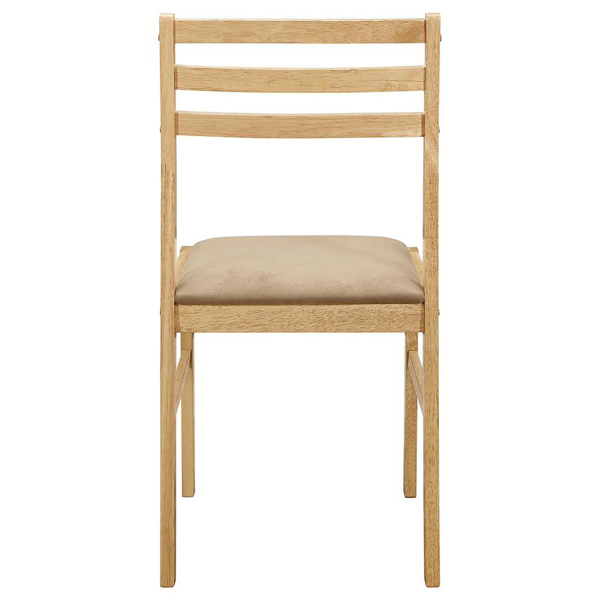 Natural And Tan 3 Piece Dining Set With Drop Leaf Light Brown Wood Dining Room Extendable Rubberwood Round Dining Table With Chair Wood Wood Natural Ladder Back Seats 2 36 Inches Drop Leaf Transitional 4 Leg Wood