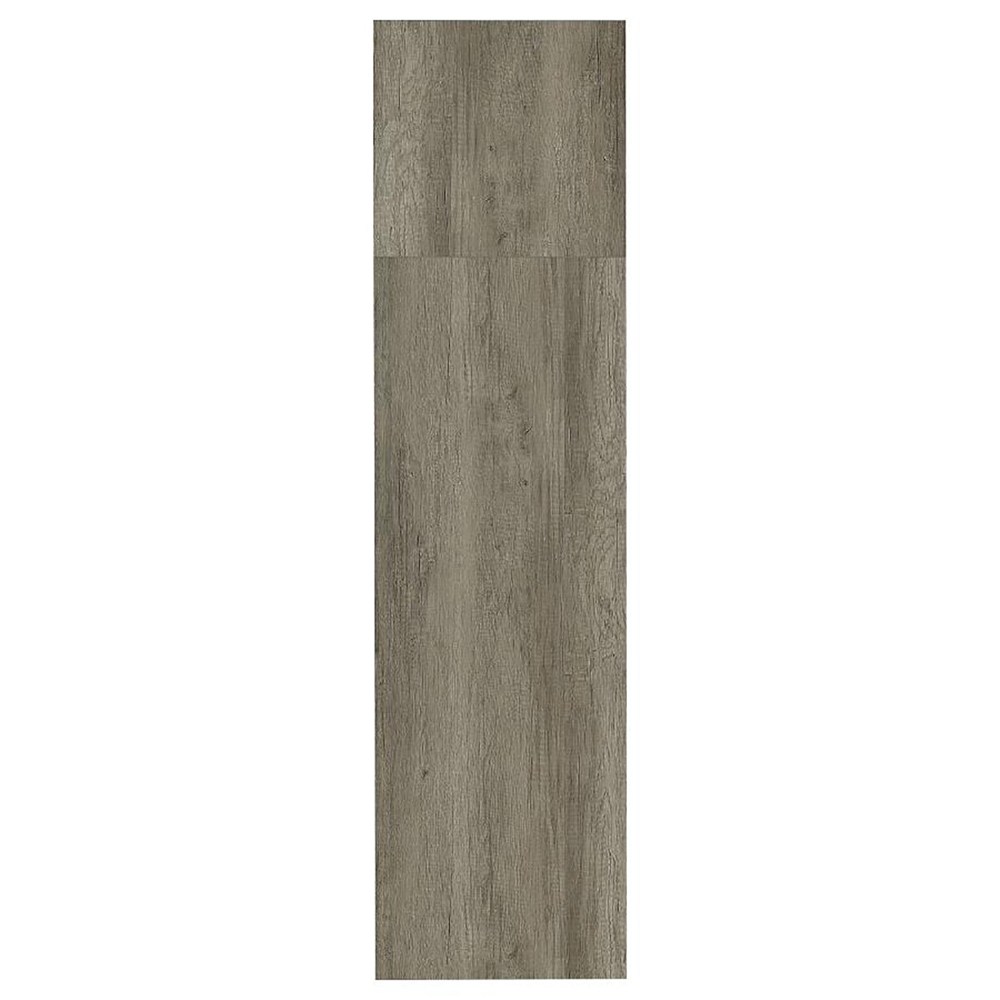 Grey Driftwood Convertable Bookcase 6 Grey Gray Standard Office Open Back Wood Transitional Wood
