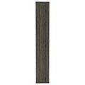 Weathered Grey 5 Shelf Bookcase 5 Grey Gray Corner Vertical Office Open Back Wood Transitional Wood