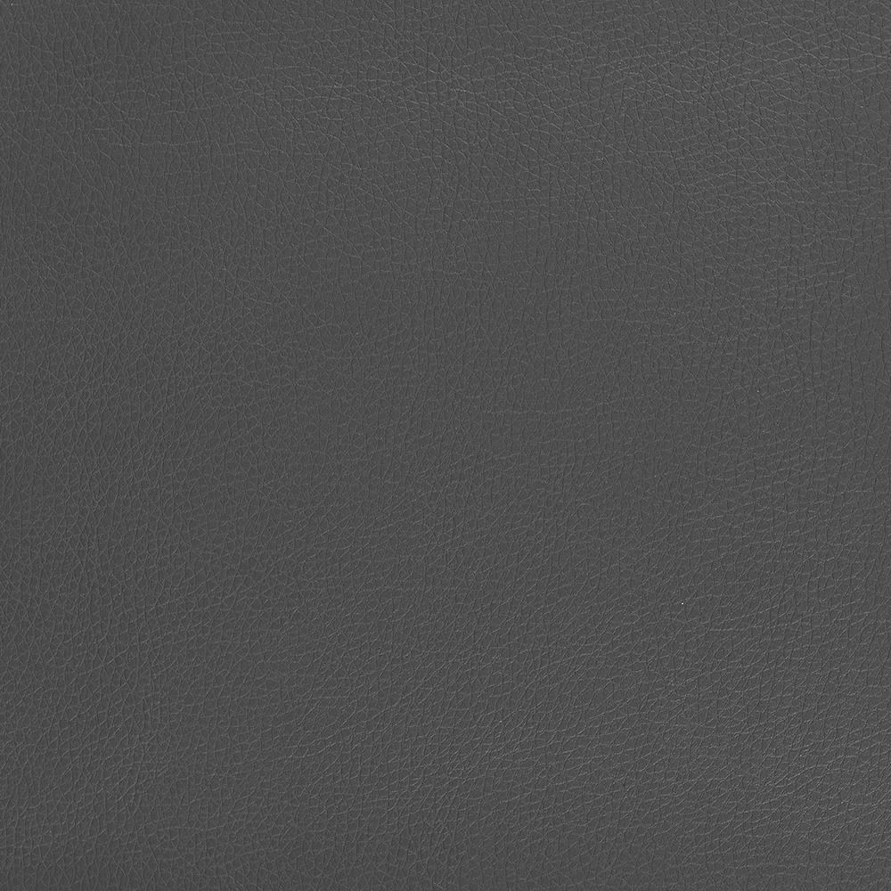 Grey And Chrome Upholstered Office Chair With Casters Solid Grey Office Spot Clean Contemporary,Modern Office Chairs Solid Back Foam Casters Faux Leather