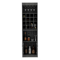 Bar Cabinet Modoc, Living Room, Smokey Oak Gray Particle Board Particle Board