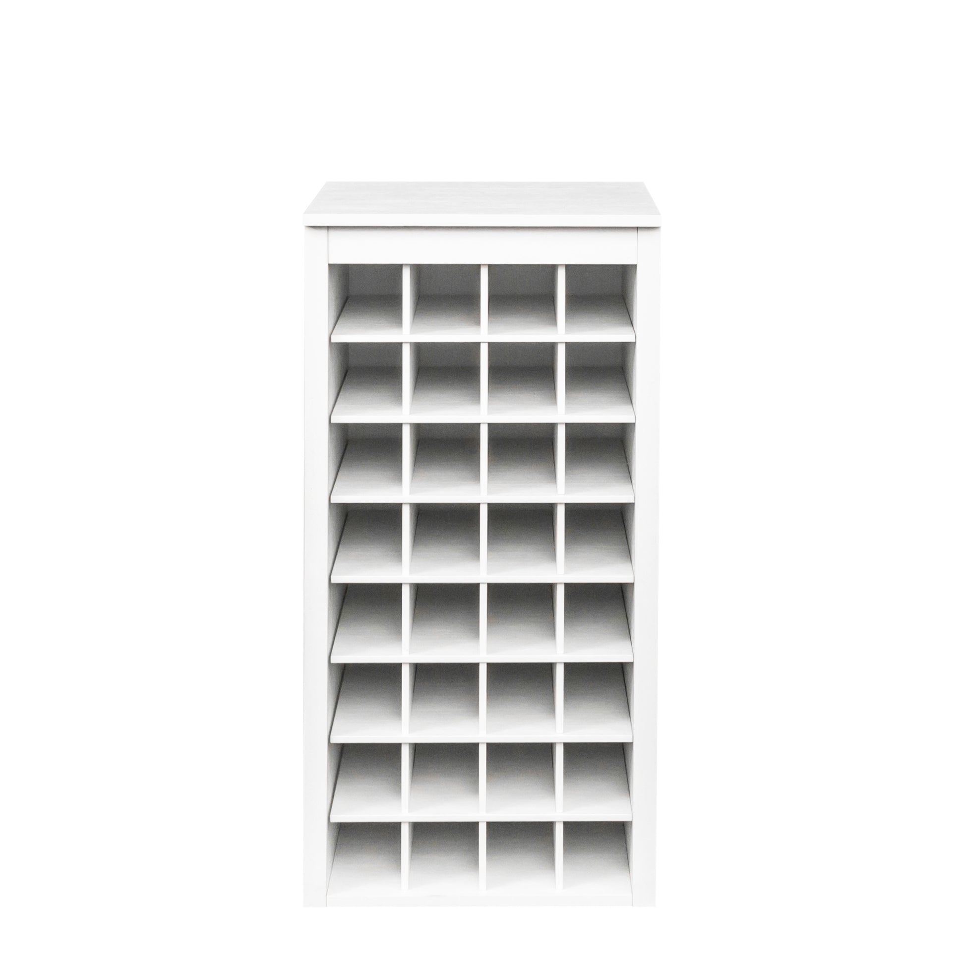 2.Brown Walnut Color Modular 32 Wine Bar Cabinet Buffet Cabinet White Mdf