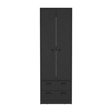 Armoire Hobbs, Bedroom, Black Black Particle Board Particle Board