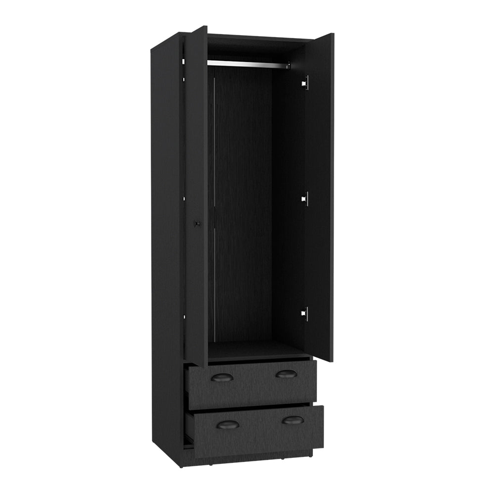 Armoire Hobbs, Bedroom, Black Black Particle Board Particle Board