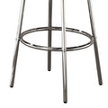 Black And Chrome Round Bar Table Black Dining Room Contemporary,Modern Round Kitchen & Dining Tables Wood