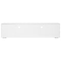 Modern Tv Stand With Led Lights Entertainment Center Tv Cabinet With Storage For Up To 75 Inch For Gaming Living Room Bedroom White Particle Board