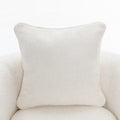 Modern Style Accent Chair Armchair For Living Room, Bedroom, Guest Room,Office, Ivory Ivory Upholstered