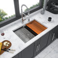 Single Bowl Undermount Workstation Kitchen Sink 27