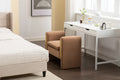 031 Velvet Fabric Single Bench Shoe Bench Makeup Bench For Bedroom Indoor,Coffee Wood Bedroom Brown Solid Eucalyptus Wood Tufted Coffee Polyester Velvet Backless Soft Modern Foam Velvet