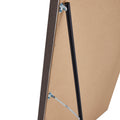 Third Generation Packaging Upgrade, Thickened Frame, Gray Wood Grain Solid Wood Frame Full Length Mirror, Dressing Mirror, Bedroom Entrance, Decorative Mirror, Floor Standing Mirror. 57.9