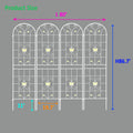 4 Pack Metal Garden Trellis 86.7