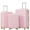 3 Piece Luggage Set Hardside Spinner Suitcase With Tsa Lock 20