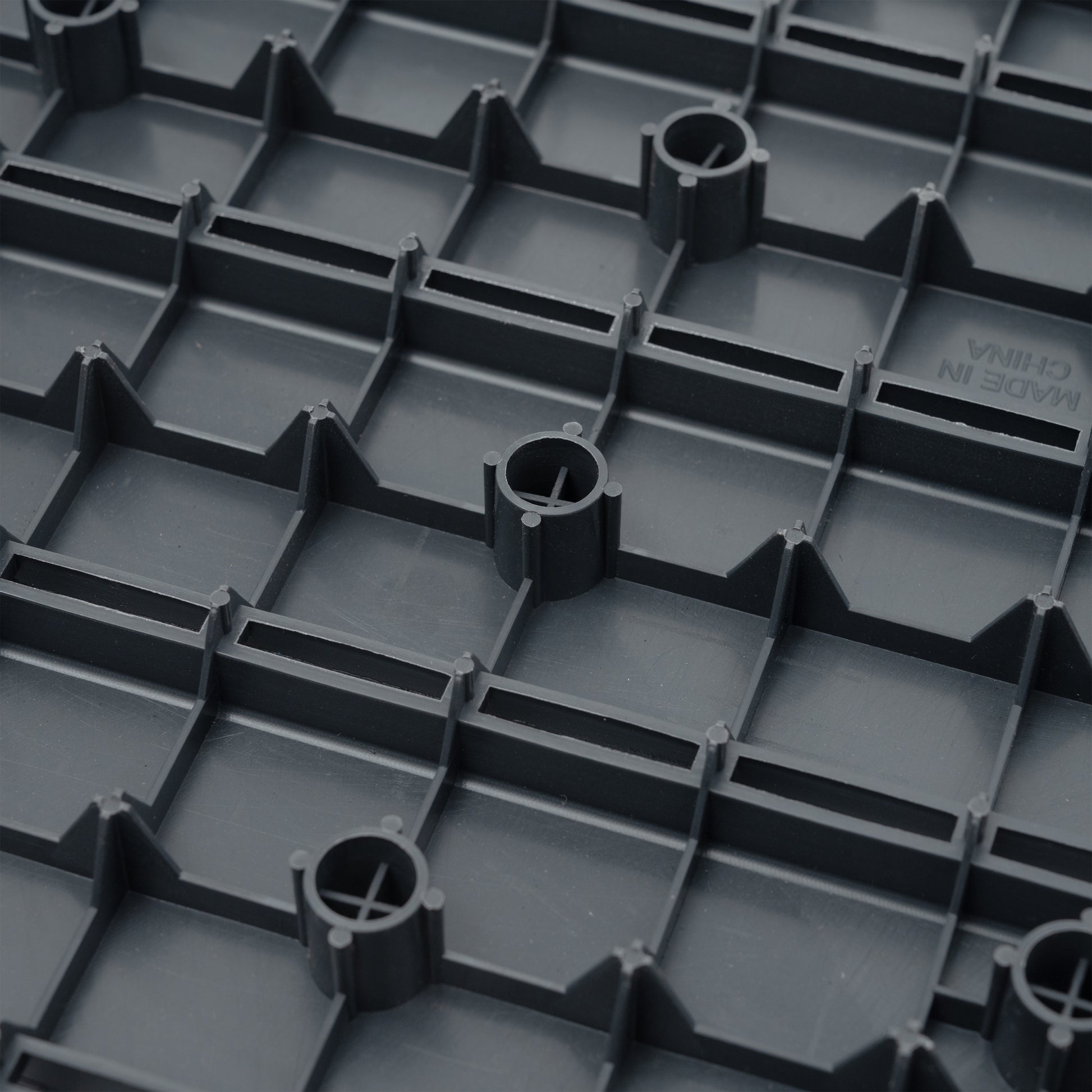 Plastic Interlocking Deck Tiles,44 Pack Patio Deck Tiles,12"X12" Square Waterproof Outdoor All Weather Use, Patio Decking Tiles For Poolside Balcony Backyard, Grey Grey Polypropylene