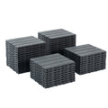 Plastic Interlocking Deck Tiles,44 Pack Patio Deck Tiles,12