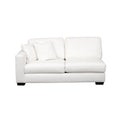 Concord Performance White Modular 4 Piece Sectional White Wood Polyester 6 Seat