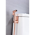 Bidet Sprayer For Toilet, Handheld Cloth Diaper Sprayer Rose Gold Metal