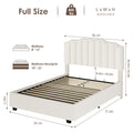 Lift Up Beige Velvet Full Size Bed Box Spring Not Required Full Beige Wood Light Brown Bedroom American Design Poplar Slat Beds Foam Velvet Upholstered