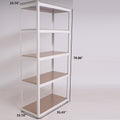 Storage Shelves 5 Tier Adjustable Garage Storage Shelving, Heavy Duty Metal Storage Utility Rack Shelf Unit For Warehouse Pantry Closet Kitchen, 23.6