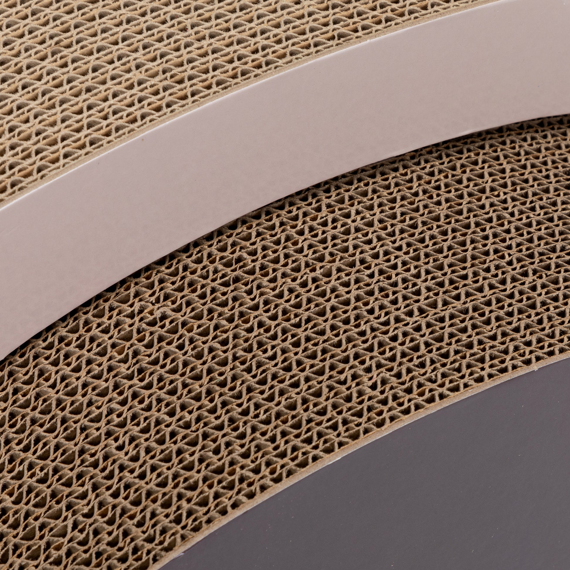 Cat Scratch Board With Removable Middle Part Brown Paper Composite