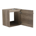 18 Inch Bathroom Vanity With Top, Small Bathroom Vanity And Sink Grey 1 Bathroom Wall Mounted Modern Plywood