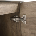 18 Inch Bathroom Vanity With Top, Small Bathroom Vanity And Sink Grey 1 Bathroom Wall Mounted Modern Plywood