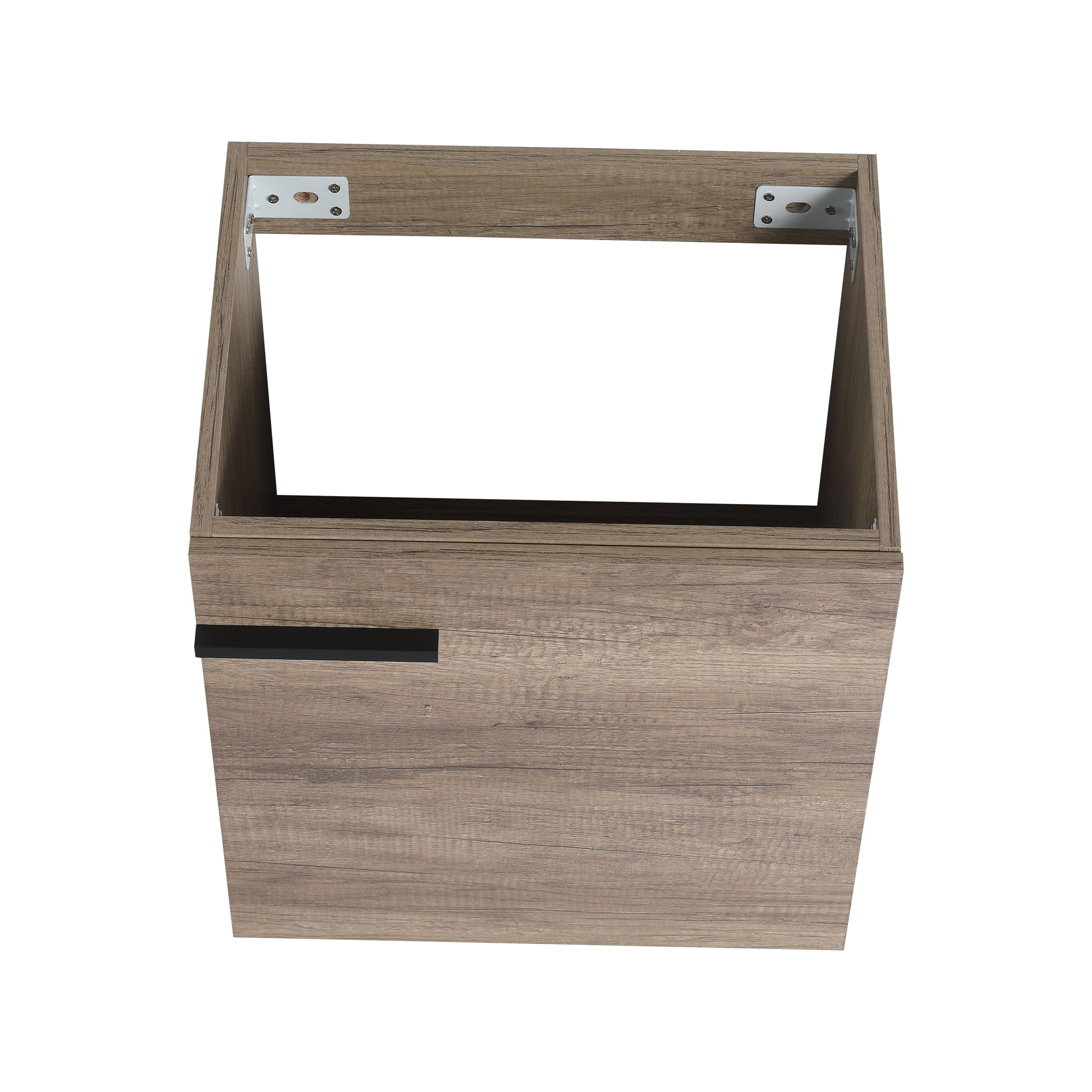 18 Inch Bathroom Vanity With Top, Small Bathroom Vanity And Sink Grey 1 Bathroom Wall Mounted Modern Plywood