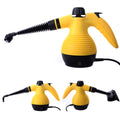 Handheld Pressurized Steam Cleaner With 9 Piece Accessory Set, Multifunctional Steam Cleaning For Car, Home, Bedroom, Free, Yellow Yellow Polypropylene