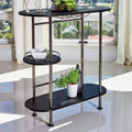 Black Nickel And Black Oak Bar Unit With Stemware Rack Black Dining Room Contemporary,Modern Metal