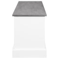 White And Weathered Grey 3 Drawer Storage Grey Gray Primary Living Space Traditional Poplar Drawer Wood