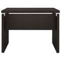 Cappuccino Extension Desk Brown Writting Desk Office Transitional Rectangular Desk Wood