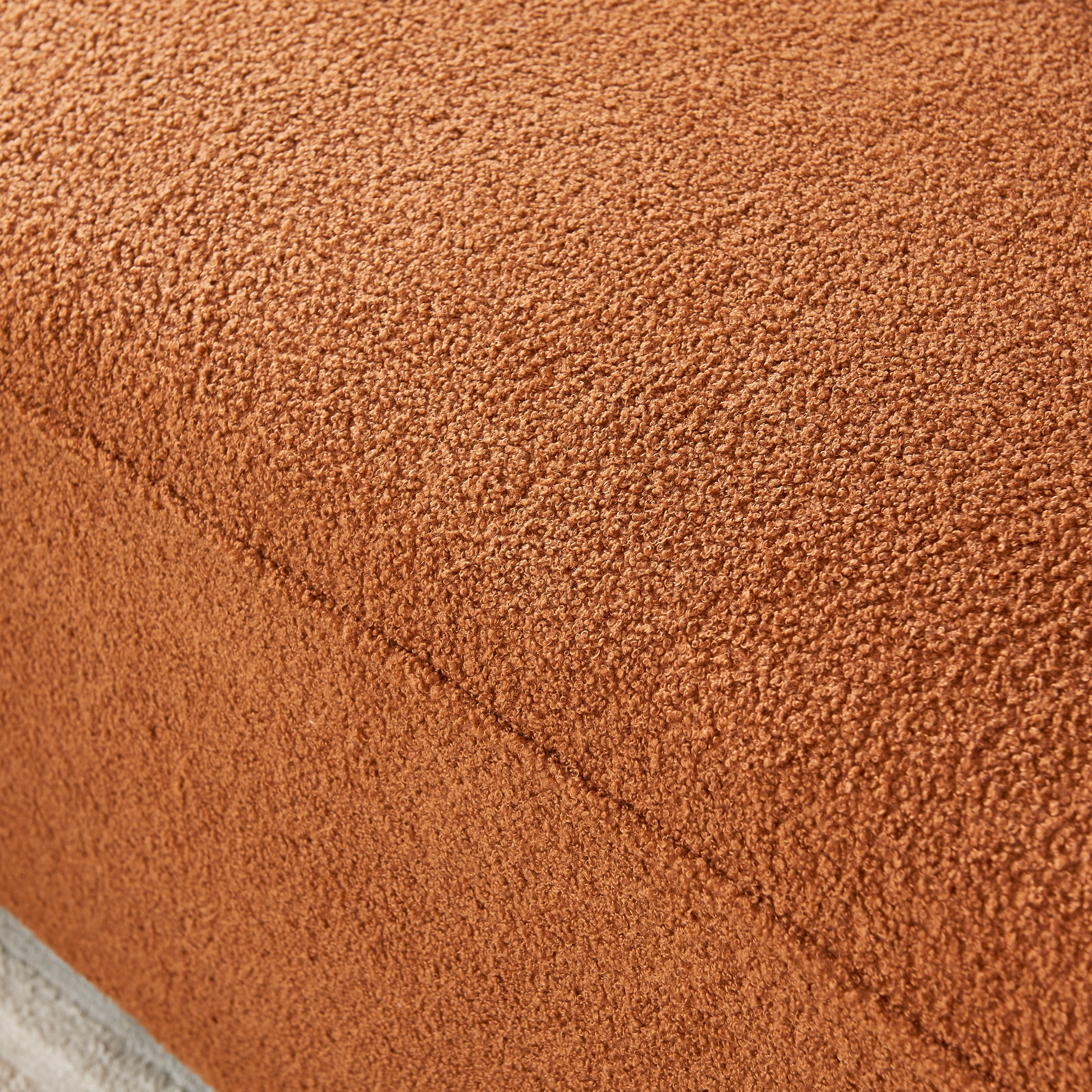 Curved Modular Sectional Sofa For Living Room, Oversized L Shaped Couch With Chaise Lounge Sofa Set, Upholstered Sofa With 3 Back Pillows & 2 Throw Pillow, For Home Office, Orange Orange Foam Sherpa