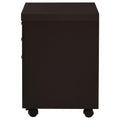 Cappuccino 3 Drawer File Cabinet Filing Cabinets 3 4 Drawers Brown Office Mobile Transitional Wood