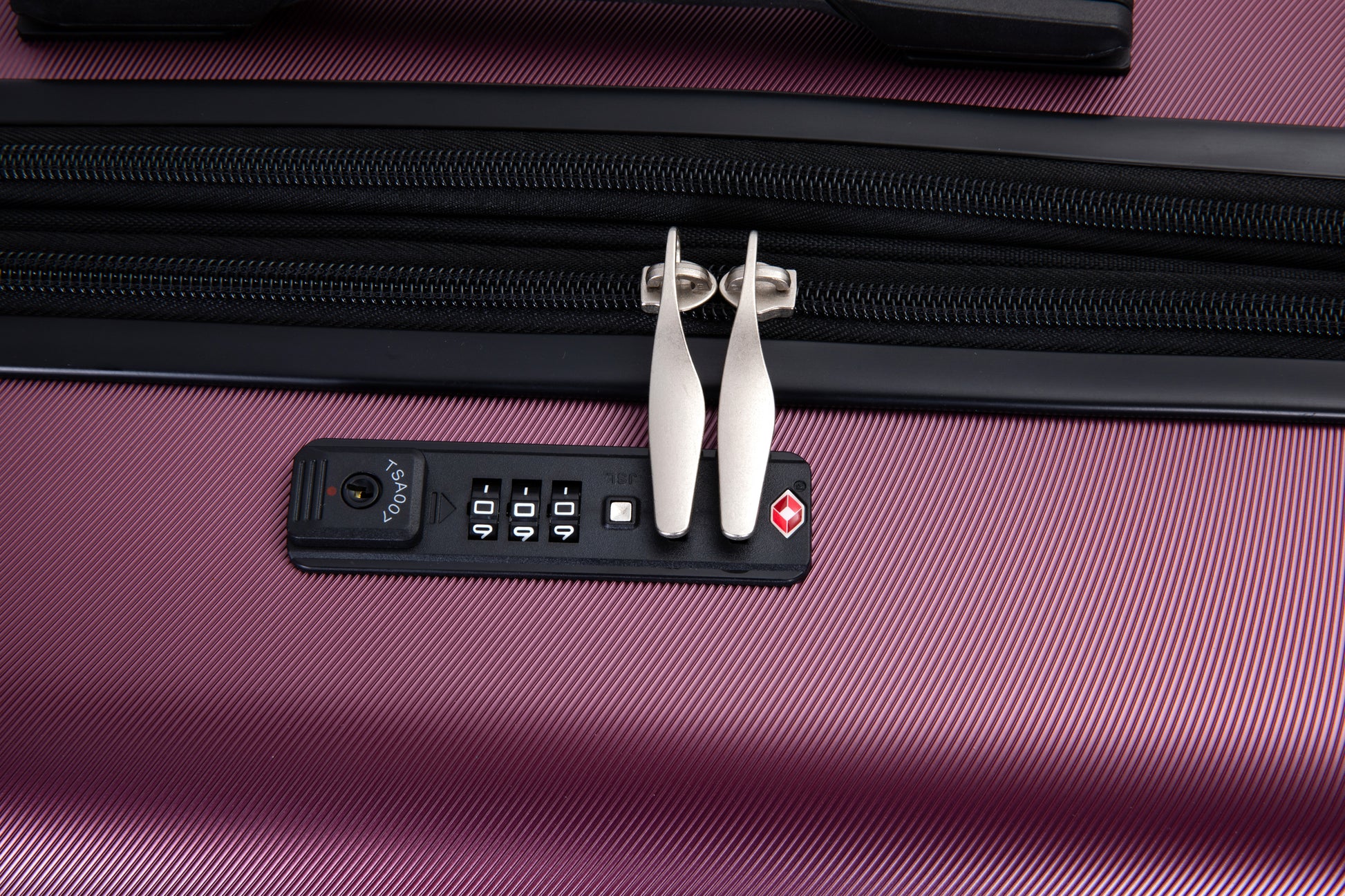 Luggage Set Of 5 Pieces, Expandable Hard Pc Luggage Set With Tsa Lock For Rotating Wheels, Lightweight Rolling Luggage For Men And Women,Wine Red. Wine Red Pc