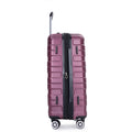 Luggage Set Of 5 Pieces, Expandable Hard Pc Luggage Set With Tsa Lock For Rotating Wheels, Lightweight Rolling Luggage For Men And Women,Wine Red. Wine Red Pc
