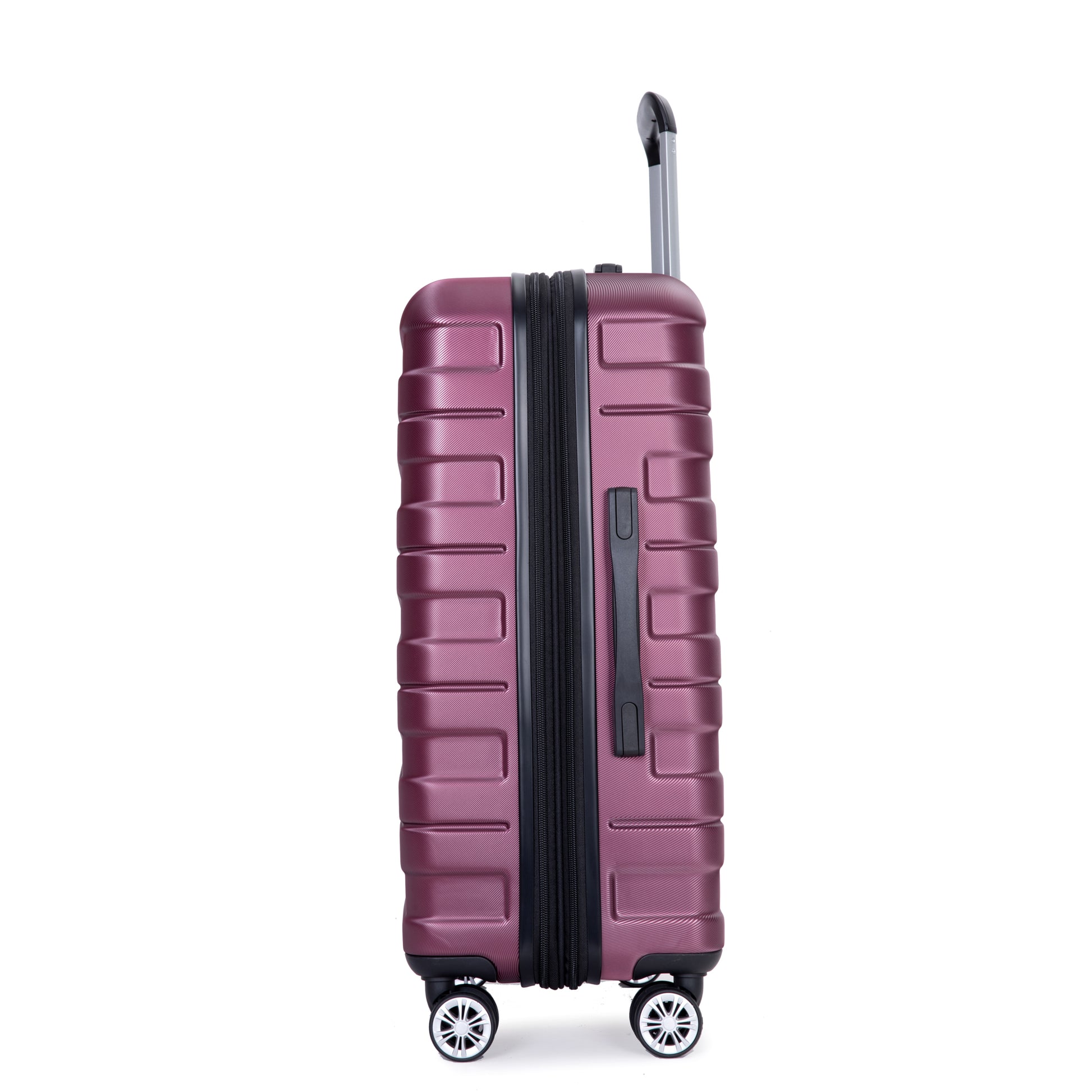 Luggage Set Of 5 Pieces, Expandable Hard Pc Luggage Set With Tsa Lock For Rotating Wheels, Lightweight Rolling Luggage For Men And Women,Wine Red. Wine Red Pc